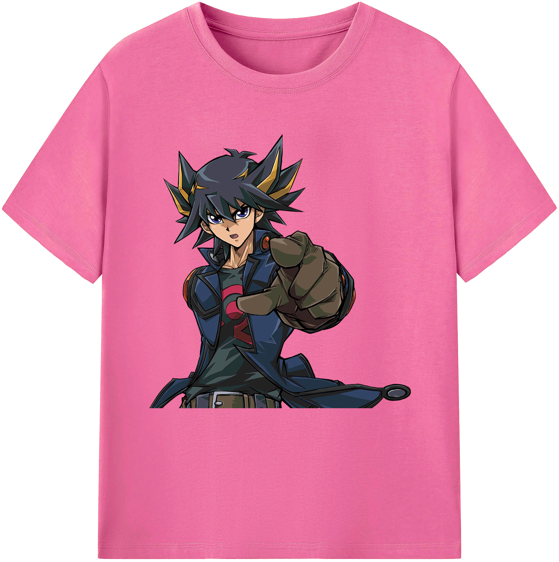 （画像用） 遊☆戯☆王 Yu-Gi-Oh! レディースカジュアルプリントTシャツ（綿100％）